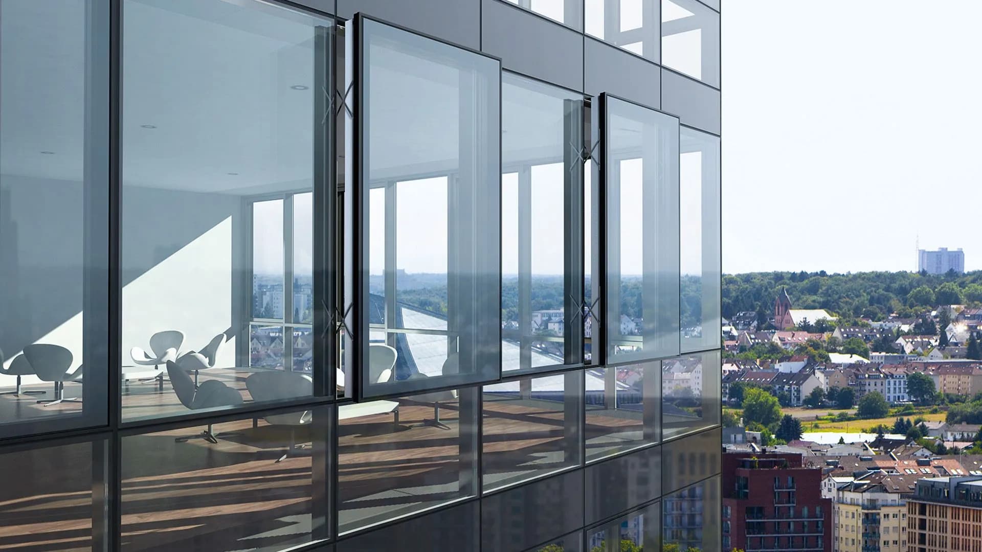 Витражное остекление фасадов - фото 3